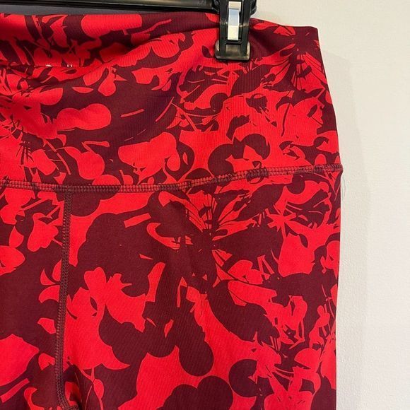 NWOT ZELLA Studio Lite Flex High Waist 7/8 Leggings in‎ Burgundy London Roisin - Picture 5 of 9